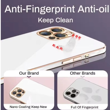 Coque de luxe pour iPhone 11 à 15 et XR/XS