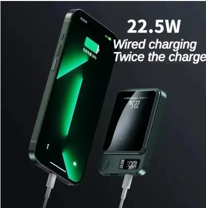 Batterie externe magnétique sans fil 50000 ou 100000 mAh, charge Super rapide. pour iPhone Huawei Samsung.
