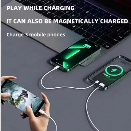 Batterie externe magnétique sans fil 50000 ou 100000 mAh, charge Super rapide. pour iPhone Huawei Samsung.