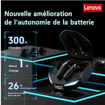 Lenovo GM2 PRO MAX écouteurs sans fil Bluetooth 5.4 L