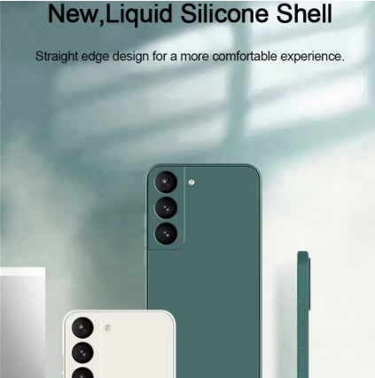 Coque de Luxe en Silicone liquide pour Samsung S25 S24 Galaxy S20 S21 S22 S23 FE Plus Note10 20 A52 A31 A41 A71 A51 A72 A70 A50