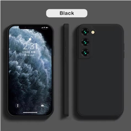 Coque de Luxe en Silicone liquide pour Samsung S25 S24 Galaxy S20 S21 S22 S23 FE Plus Note10 20 A52 A31 A41 A71 A51 A72 A70 A50