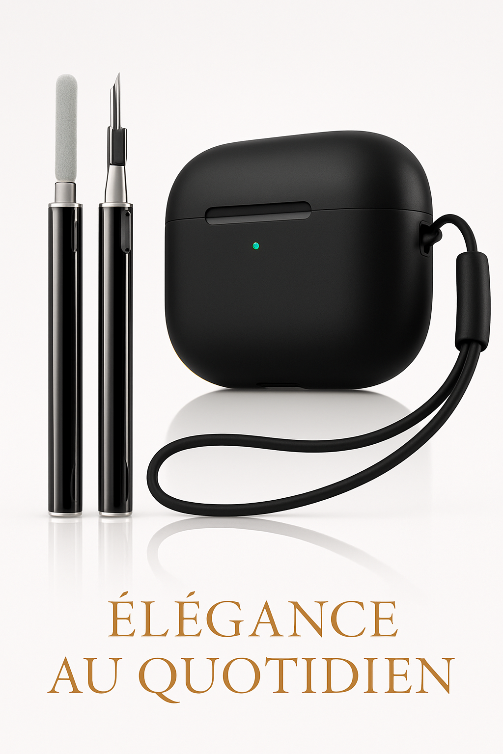 Kit 3-en-1 de Protection et de Charge pour Air Pods Pro (1 & 2)