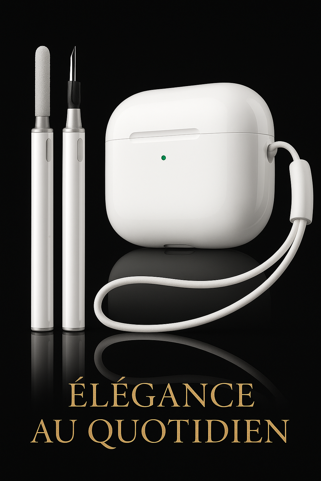Kit 3-en-1 de Protection et de Charge pour Air Pods Pro (1 & 2)