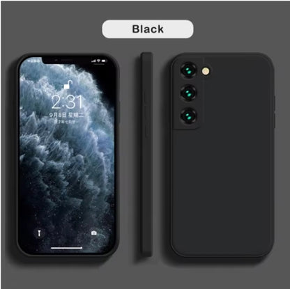 Coque de Luxe en Silicone liquide pour Samsung S25 S24 Galaxy S20 S21 S22 S23 FE Plus Note10 20 A52 A31 A41 A71 A51 A72 A70 A50
