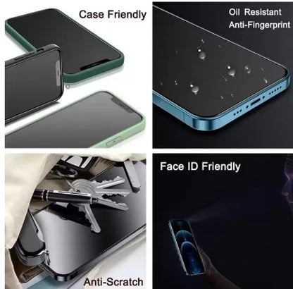 Protecteur d'écran anti-espion pour iPhone 15 14 13 12 11 Pro Max Mini X XS Poly 7 8 6 Plus SE