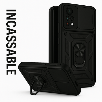 Coque Incassable coulissante pour Xiaomi Redmi Note 13,12,11 Pro,Plus,11s,12s .