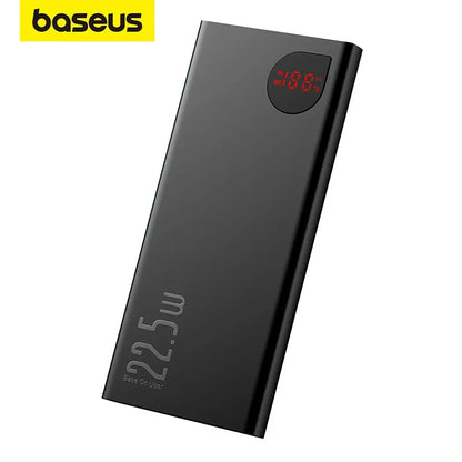 Batterie externe Baseus 10000mAh ou  20000mAh Powerbank à charge rapide 22,5W compatible tous Smartphone