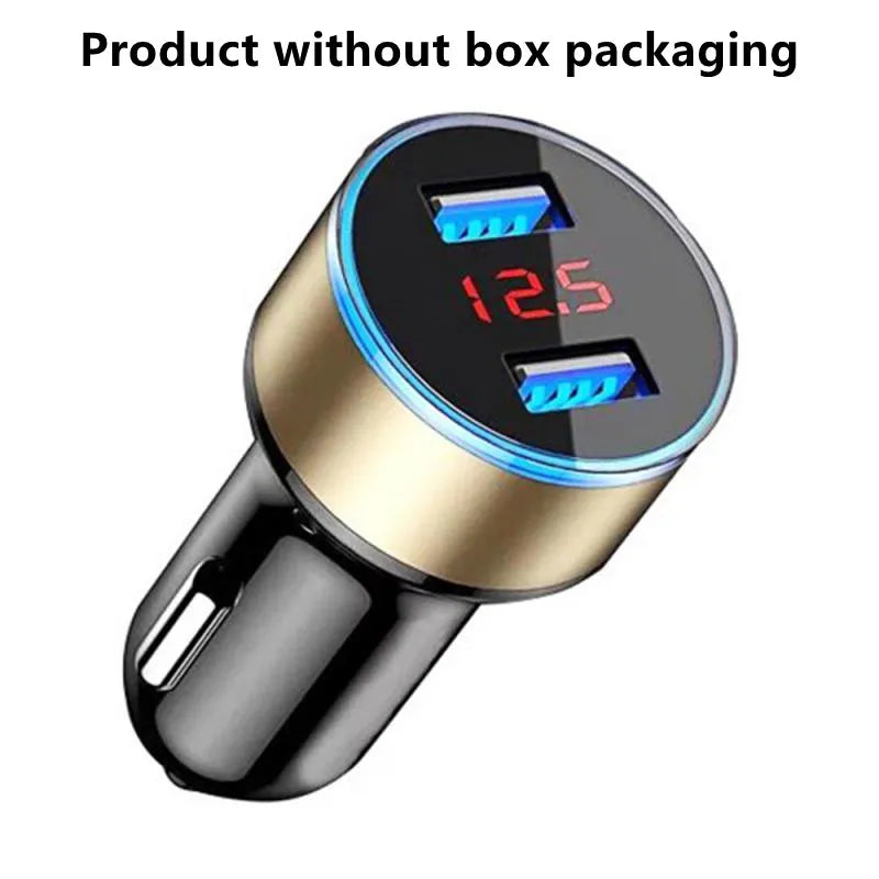 Car Bluetooth 5.0 FM Transmitter Wireless Handsfree Audio Receiver Car MP3 Player 2USB Fast Charger Car Electronics Accessories