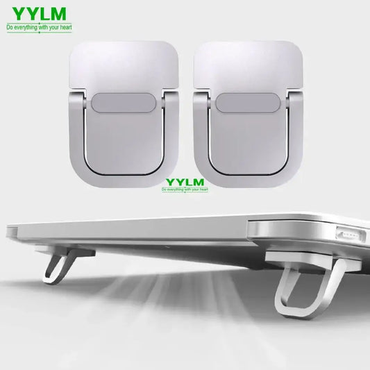 Support pour ordinateur portable, pieds mini amovibles , en aluminium pour MacBook, Huawei, Xiaomi