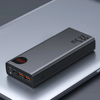 Batterie externe Baseus 10000mAh ou  20000mAh Powerbank à charge rapide 22,5W compatible tous Smartphone